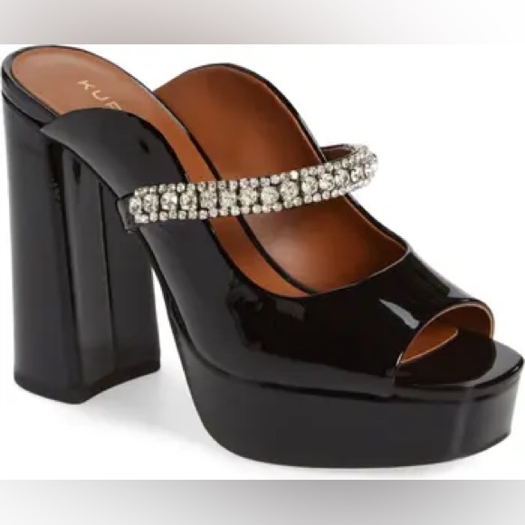 Kurt Geiger London Duke Platform Peep Toe - Picture 1 of 14